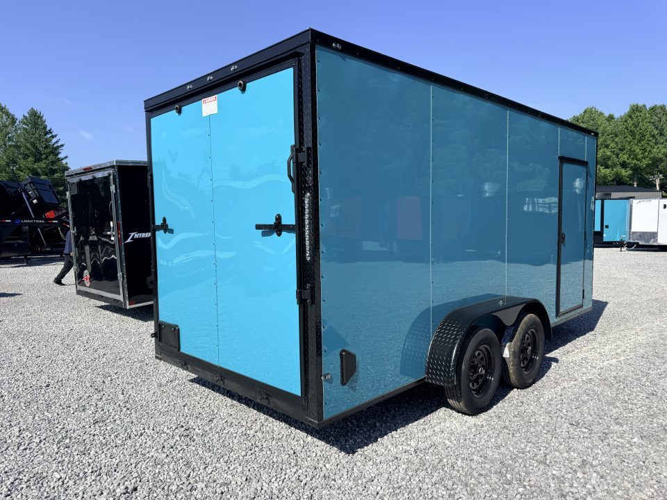 New 2026 Cargo United 7x16 TA (7.3 HT) BLACKOUT .80 Polycore Cargo / Enclosed Trailer