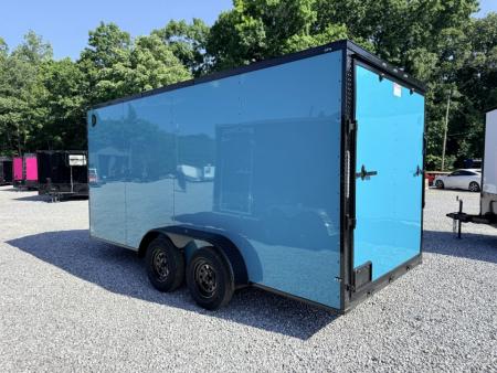 New 2026 Cargo United 7x16 TA (7.3 HT) BLACKOUT .80 Polycore Cargo / Enclosed Trailer