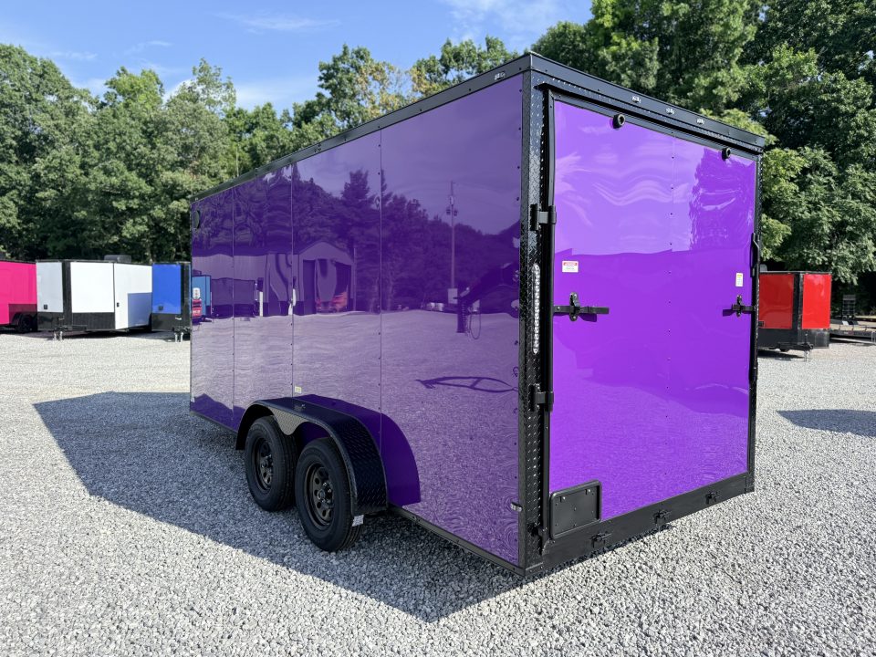 New 2026 Cargo United 7x16 TA (7FT HT) BLACKOUT .80 Polycore Cargo / Enclosed Trailer