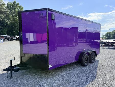 New 2026 Cargo United 7x16 TA (7FT HT) BLACKOUT .80 Polycore Cargo / Enclosed Trailer