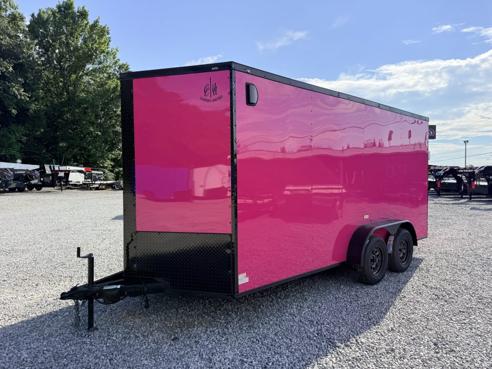 New 2026 Cargo United 7x16 TA (7FT HT) BLACKOUT .80 Polycore Cargo / Enclosed Trailer