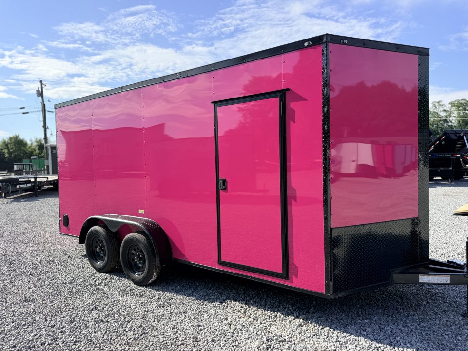 New 2026 Cargo United 7x16 TA (7FT HT) BLACKOUT .80 Polycore Cargo / Enclosed Trailer