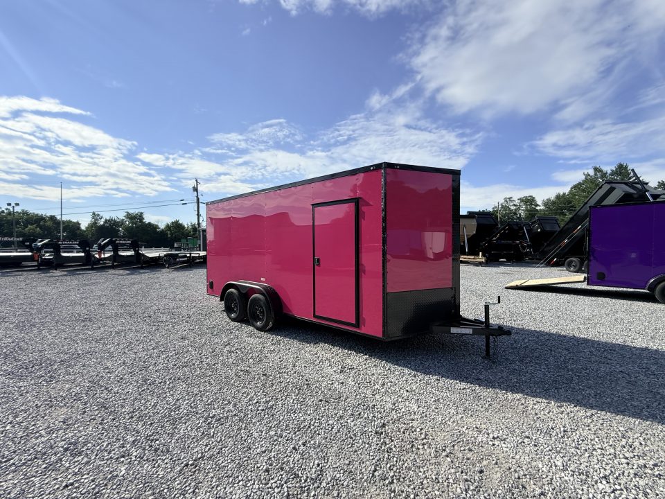 New 2026 Cargo United 7x16 TA (7FT HT) BLACKOUT .80 Polycore Cargo / Enclosed Trailer