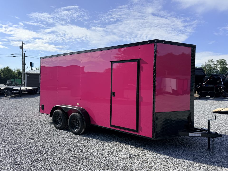New 2026 Cargo United 7x16 TA (7FT HT) BLACKOUT .80 Polycore Cargo / Enclosed Trailer