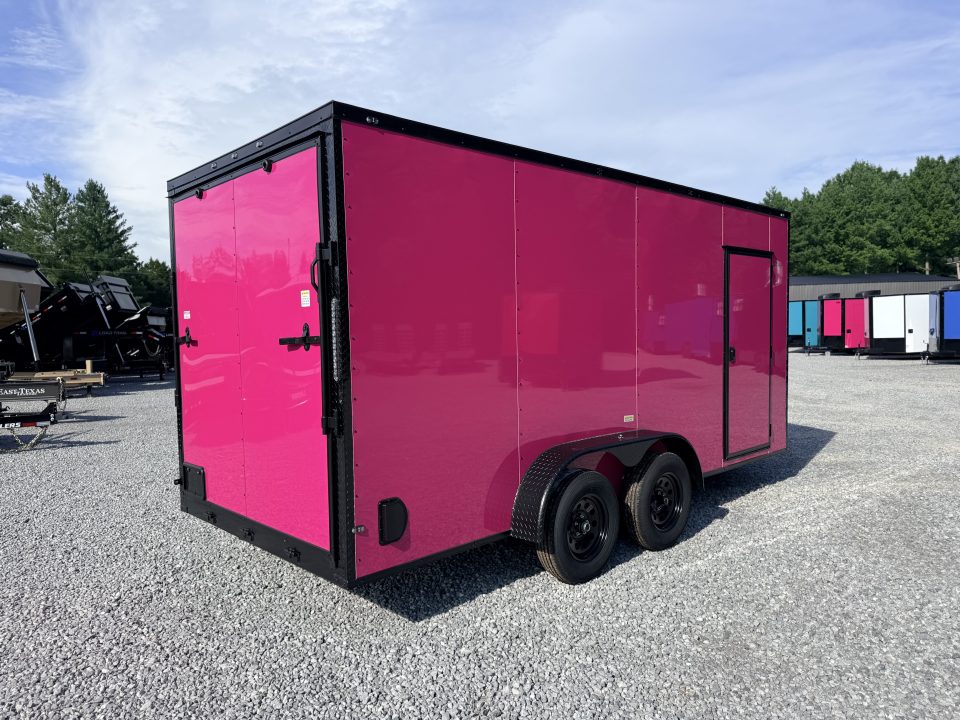 New 2026 Cargo United 7x16 TA (7FT HT) BLACKOUT .80 Polycore Cargo / Enclosed Trailer