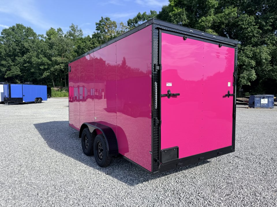 New 2026 Cargo United 7x16 TA (7FT HT) BLACKOUT .80 Polycore Cargo / Enclosed Trailer