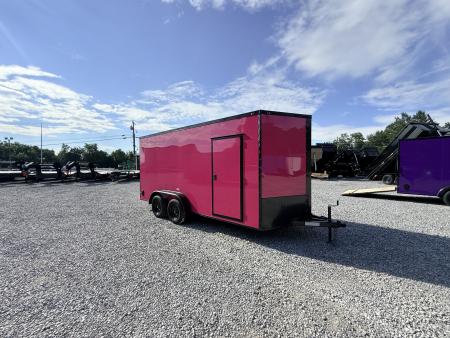 New 2026 Cargo United 7x16 TA (7FT HT) BLACKOUT .80 Polycore Cargo / Enclosed Trailer