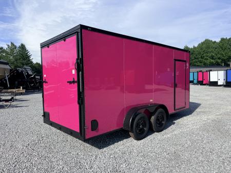 New 2026 Cargo United 7x16 TA (7FT HT) BLACKOUT .80 Polycore Cargo / Enclosed Trailer