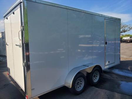 New 2027 Rock Solid Cargo 7X14 TA SEMI SCREWLESS 7' INTERIOR  HEIGH Cargo / Enclosed Trailer