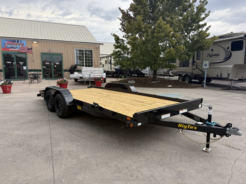 New 2027 Big Tex 70CH-18BKDT2B Flatbed Trailer