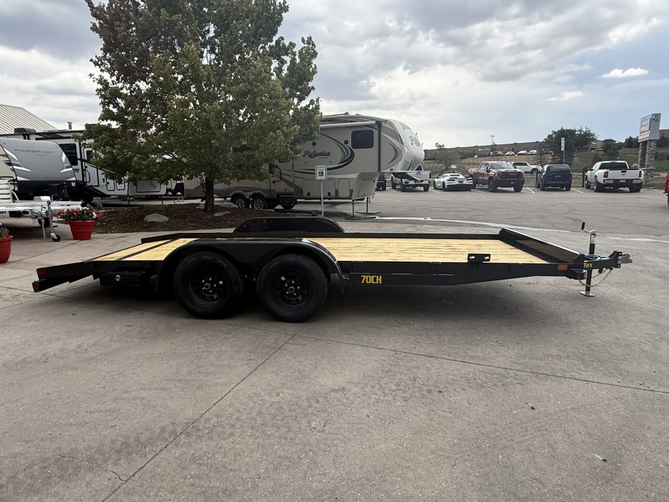 New 2027 Big Tex 70CH-18BKDT2B Flatbed Trailer