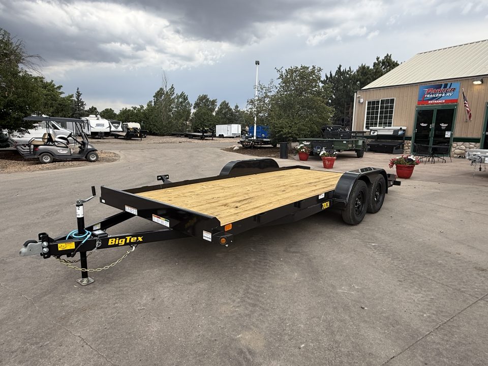 New 2027 Big Tex 70CH-18BKDT2B Flatbed Trailer