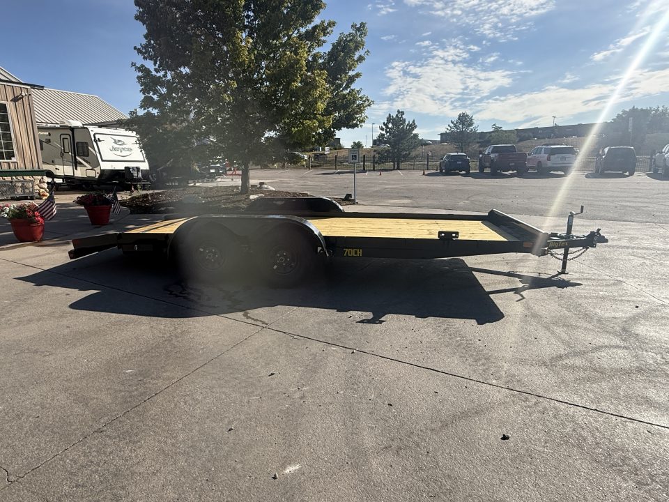 New 2027 Big Tex 70CH-18BKDT2B Flatbed Trailer