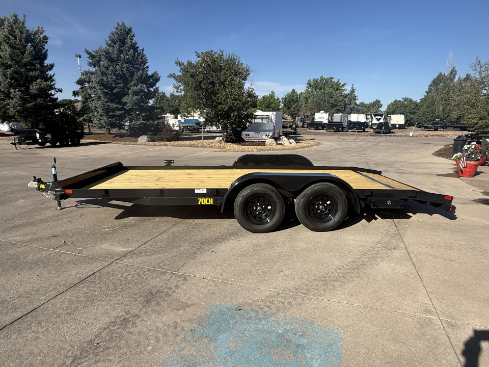 New 2027 Big Tex 70CH-18BKDT2B Flatbed Trailer