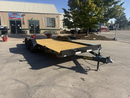 New 2027 Big Tex 70CH-18BKDT2B Flatbed Trailer