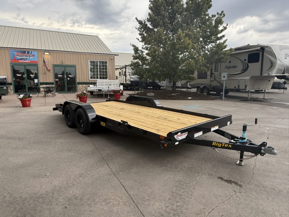 New 2027 Big Tex 70CH-18BKDT2B Flatbed Trailer