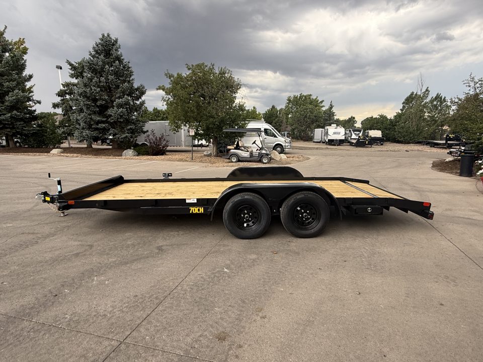 New 2027 Big Tex 70CH-18BKDT2B Flatbed Trailer