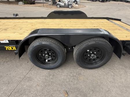 New 2027 Big Tex 70CH-18BKDT2B Flatbed Trailer