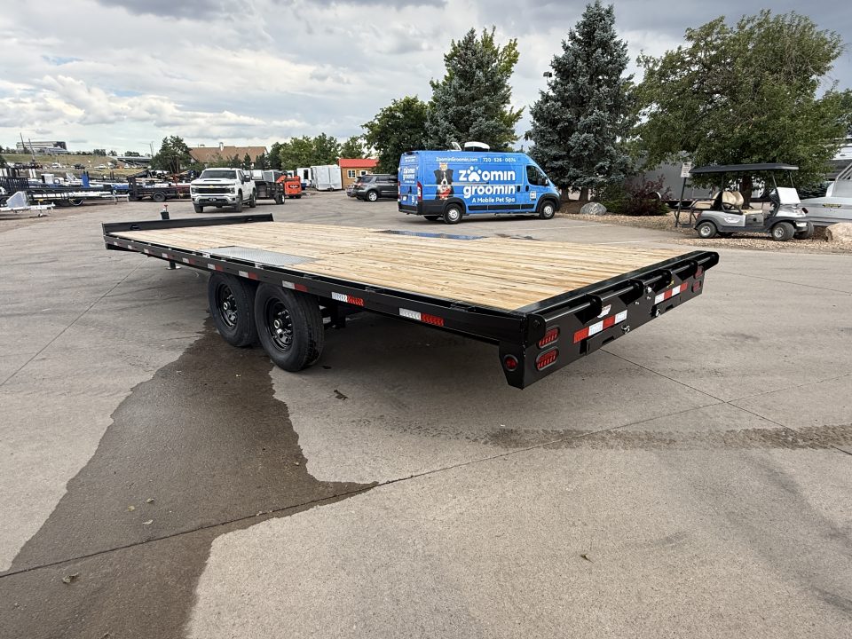 New 2026 Big Tex 14OA-22STA-S8BK Flatbed Trailer