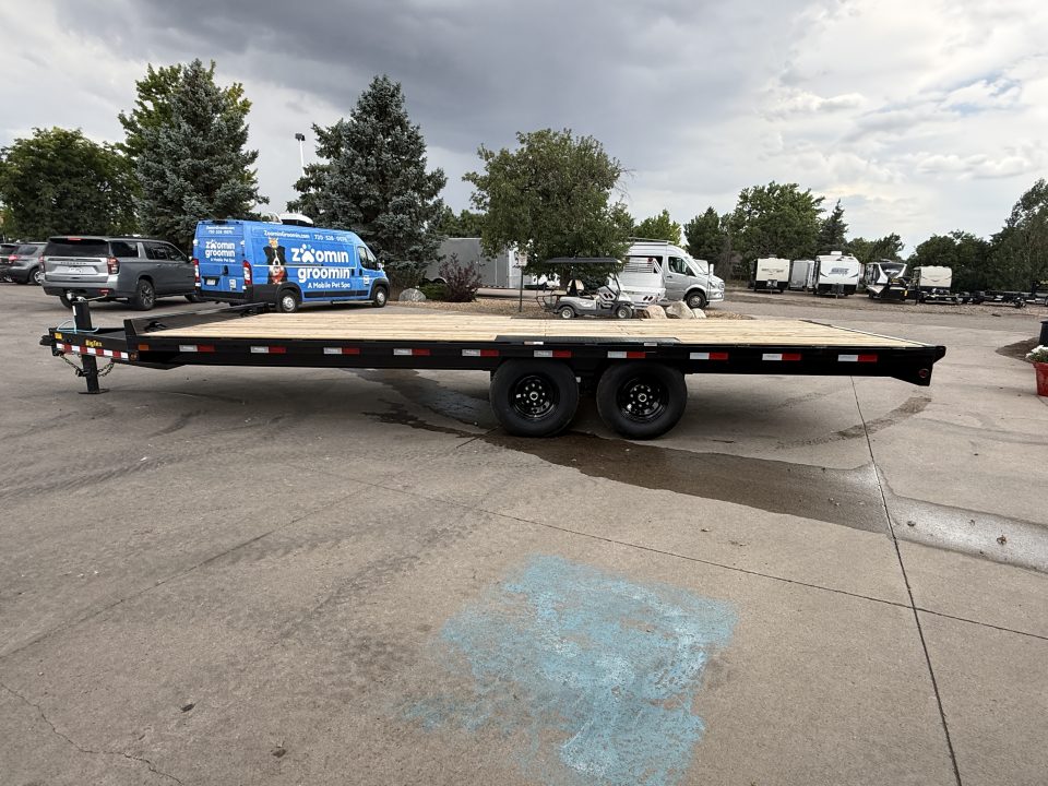 New 2026 Big Tex 14OA-22STA-S8BK Flatbed Trailer