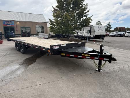 New 2026 Big Tex 14OA-22STA-S8BK Flatbed Trailer