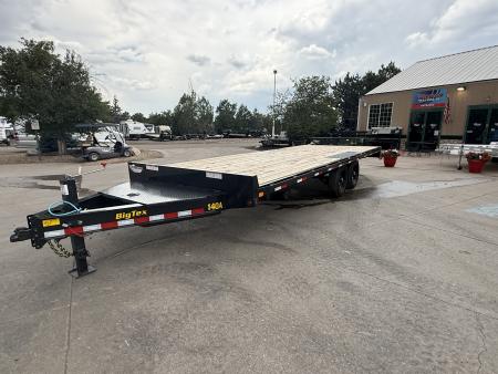 New 2026 Big Tex 14OA-22STA-S8BK Flatbed Trailer
