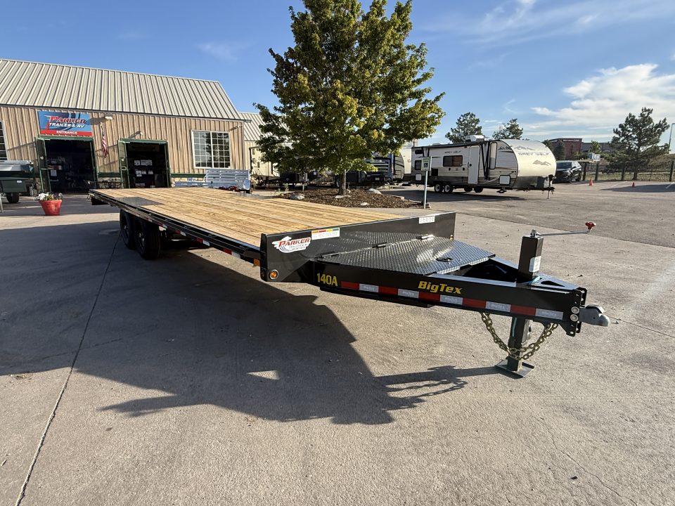New 2026 Big Tex 14OA-24STA-S8BK Flatbed Trailer