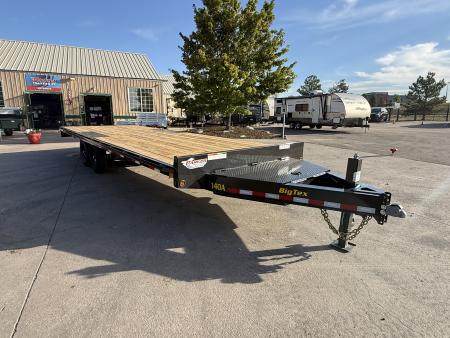 New 2026 Big Tex 14OA-24STA-S8BK Flatbed Trailer