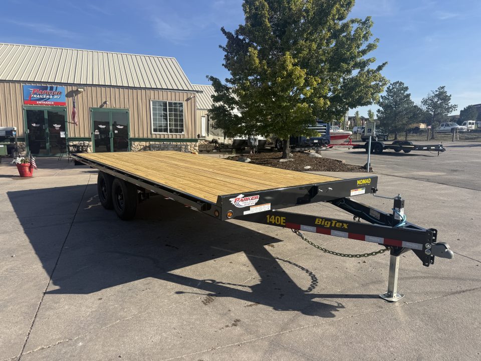 New 2026 Big Tex 14OE-20STA-S8BK Flatbed Trailer