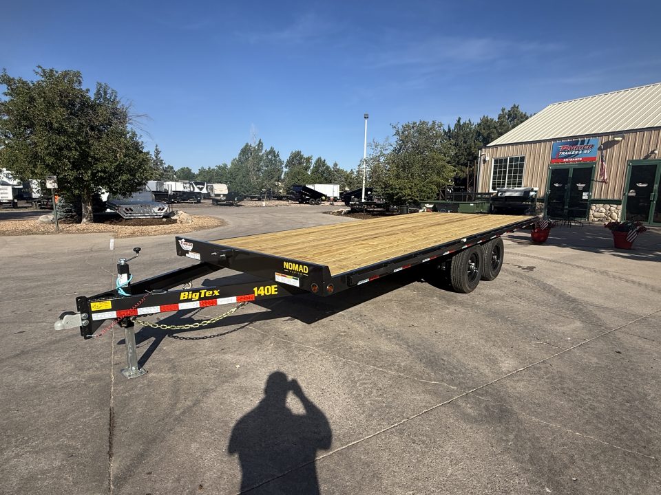 New 2026 Big Tex 14OE-20STA-S8BK Flatbed Trailer