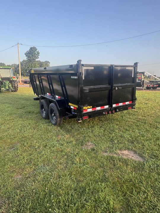 New 2027 Big Tex Trailers 14TD TANDEM TELESCOPIC DUMP W/ 4' SIDES/ 7GA FLOOR/ 83X14 Dump Trailer