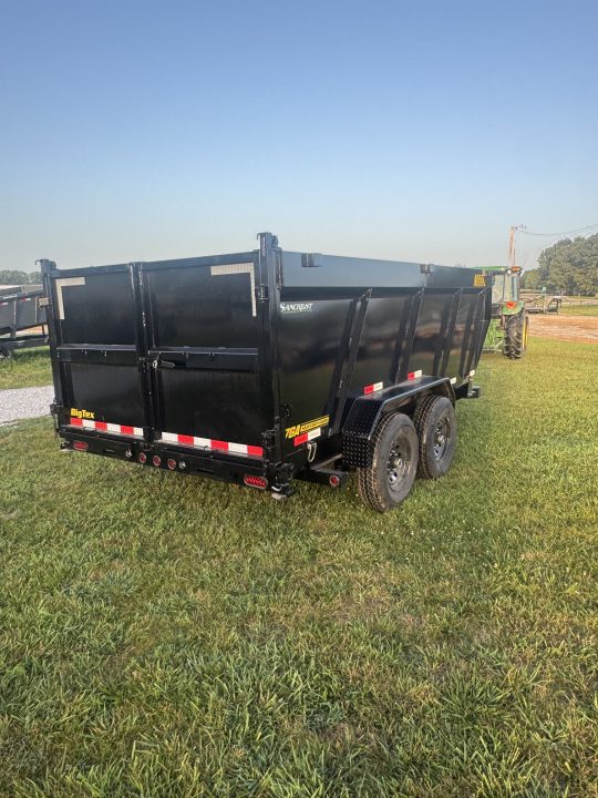 New 2027 Big Tex Trailers 14TD TANDEM TELESCOPIC DUMP W/ 4' SIDES/ 7GA FLOOR/ 83X14 Dump Trailer