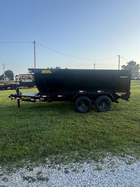 New 2027 Big Tex Trailers 14TD TANDEM TELESCOPIC DUMP W/ 4' SIDES/ 7GA FLOOR/ 83X14 Dump Trailer
