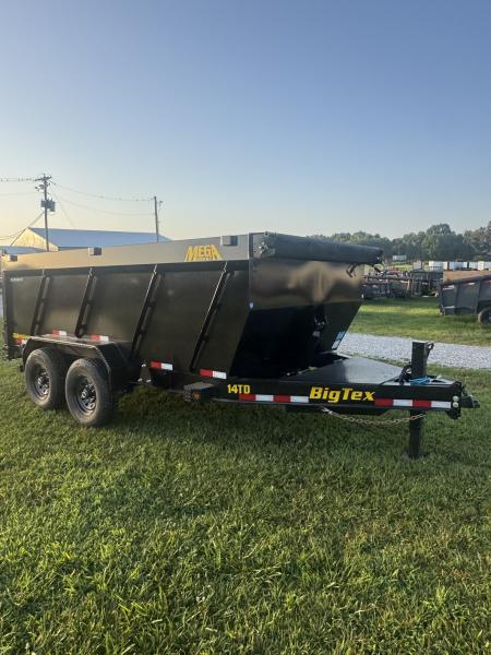 New 2027 Big Tex Trailers 14TD TANDEM TELESCOPIC DUMP W/ 4' SIDES/ 7GA FLOOR/ 83X14 Dump Trailer