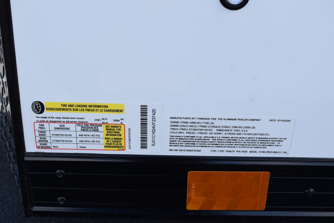 New 2027 ATC STO 400 Cargo / Enclosed Trailer