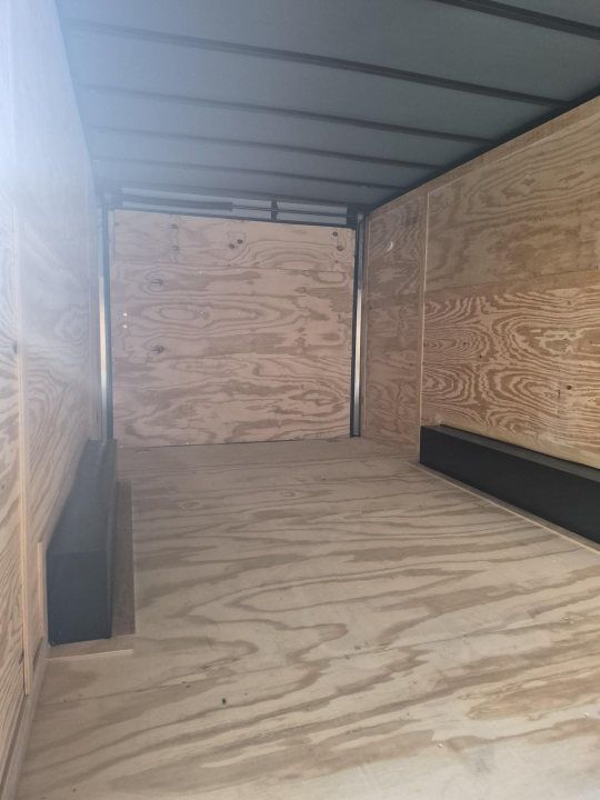 New 2026 8.5x20 Tandem Axle Enclosed Trailer | Black V-Nose | 6" Extra Height