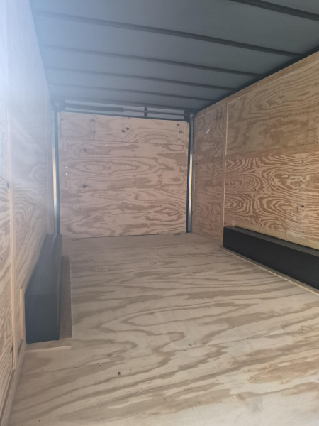 New 2026 8.5x20 Tandem Axle Enclosed Trailer | Black V-Nose | 6" Extra Height