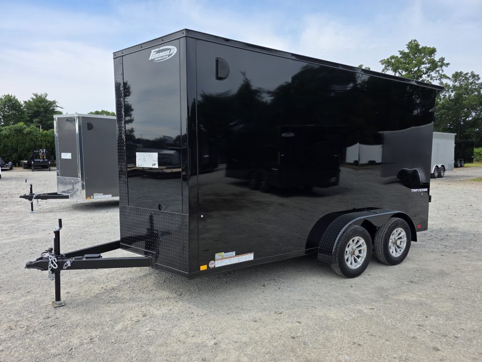 New 2027 Formula Trailers 7X14 BLACKOUT SCREWLESS ENCLOSED CARGO ENCLOSED TRAILER 7' INSIDE HEIGHT DRINGS RAMP DOOR 7 X 14 Cargo / Enclosed Trailer
