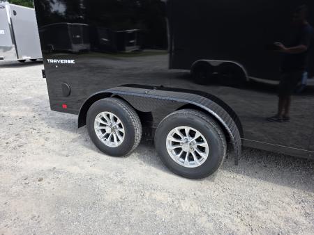 New 2027 Formula Trailers 7X14 BLACKOUT SCREWLESS ENCLOSED CARGO ENCLOSED TRAILER 7' INSIDE HEIGHT DRINGS RAMP DOOR 7 X 14 Cargo / Enclosed Trailer