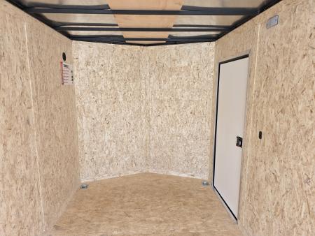 New 2027 Formula Trailers 7X14 BLACKOUT SCREWLESS ENCLOSED CARGO ENCLOSED TRAILER 7' INSIDE HEIGHT DRINGS RAMP DOOR 7 X 14 Cargo / Enclosed Trailer