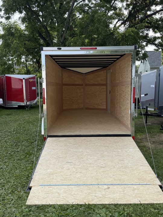 New 2026 Stealth 7 X 16 Cargo / Enclosed Trailer with Ramp Door and 6ft 6in interior Height Screwless - Light Lid Roof