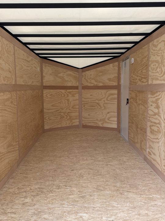 New 2026 Stealth 7 X 16 Cargo / Enclosed Trailer with Ramp Door and 6ft 6in interior Height Screwless - Light Lid Roof