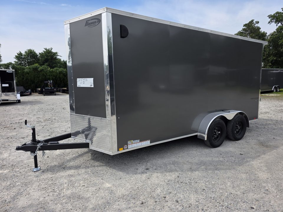 New 2027 Formula Trailers 7x16 7' 080 SCREWLESS DRINGS SXS UTV GOLFCART 7 X 16 Cargo / Enclosed Trailer
