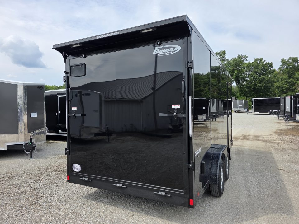 New 2027 Formula Trailers 7.5X16 UTV SXS SCREWLESS 080 BLACKOUT TRIM GOLF CART 7.5 X 16 Cargo / Enclosed Trailer
