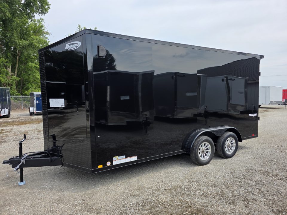 New 2027 Formula Trailers 7.5X16 UTV SXS SCREWLESS 080 BLACKOUT TRIM GOLF CART 7.5 X 16 Cargo / Enclosed Trailer