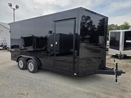 New 2027 Formula Trailers 7.5X16 UTV SXS SCREWLESS 080 BLACKOUT TRIM GOLF CART 7.5 X 16 Cargo / Enclosed Trailer