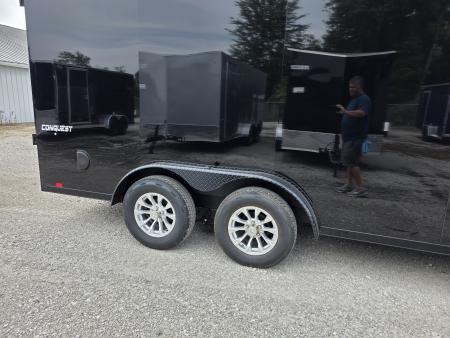 New 2027 Formula Trailers 7.5X16 UTV SXS SCREWLESS 080 BLACKOUT TRIM GOLF CART 7.5 X 16 Cargo / Enclosed Trailer