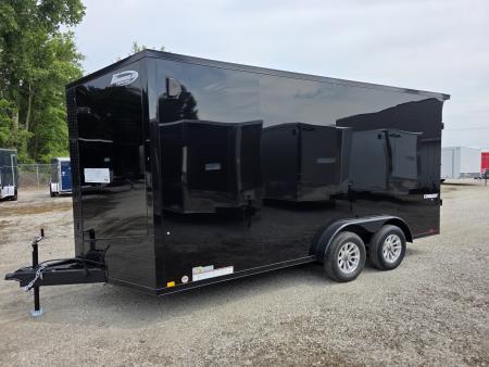 New 2027 Formula Trailers 7.5X16 UTV SXS SCREWLESS 080 BLACKOUT TRIM GOLF CART 7.5 X 16 Cargo / Enclosed Trailer