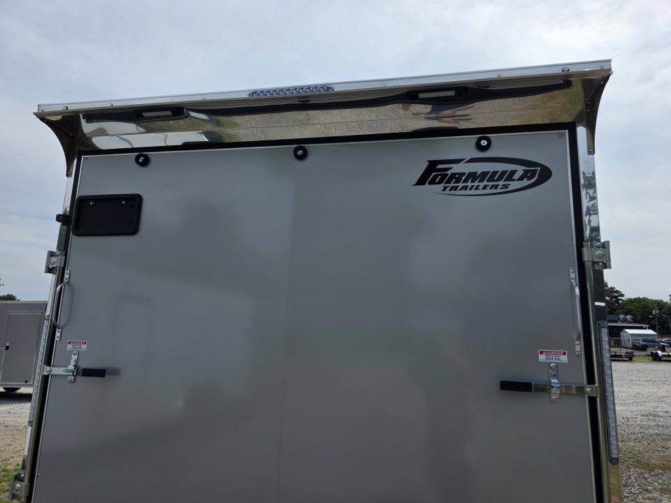 New 2027 Formula Trailers 8.5X20 10K GVWR 080 SCREWLESS EXTERIOR 7' INSIDE ALUMINUM WHEELS UTV SXS CAR 8.5 X 20 Cargo / Enclosed Trailer