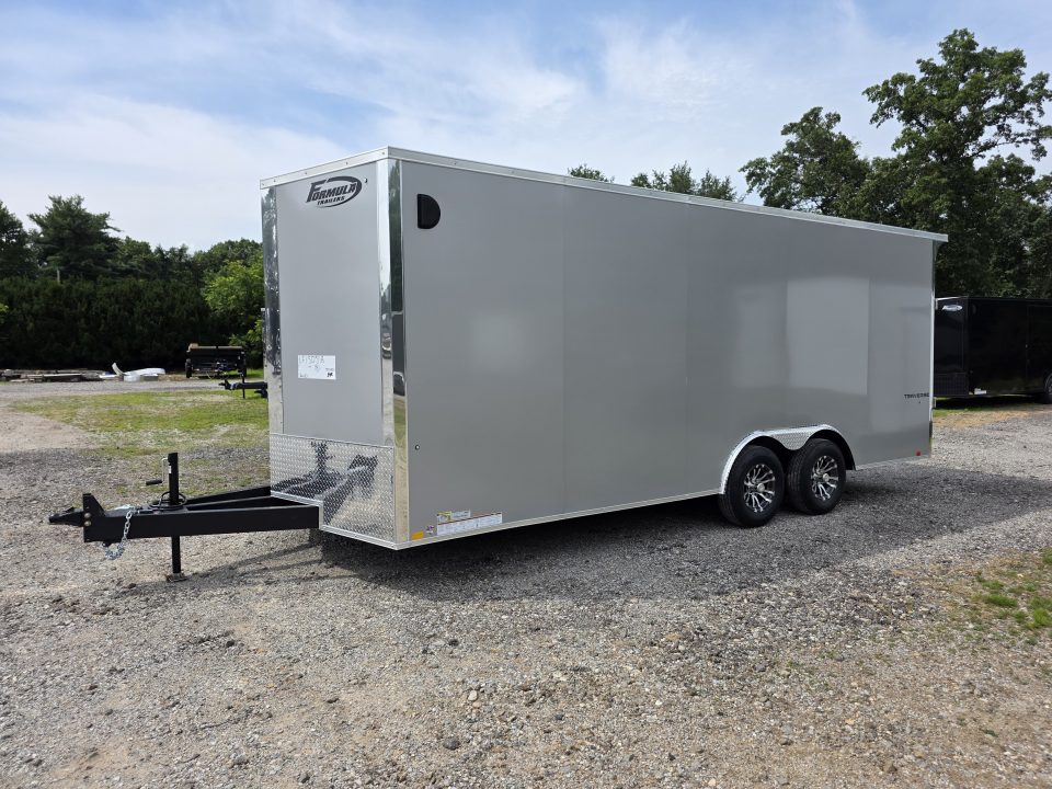 New 2027 Formula Trailers 8.5X20 10K GVWR 080 SCREWLESS EXTERIOR 7' INSIDE ALUMINUM WHEELS UTV SXS CAR 8.5 X 20 Cargo / Enclosed Trailer